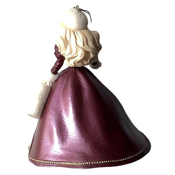 Hallmark 1996 Keepsake Ornament, Holiday Barbie, Red/Gold, 3.5"H x 3"W - Picture 3 of 6